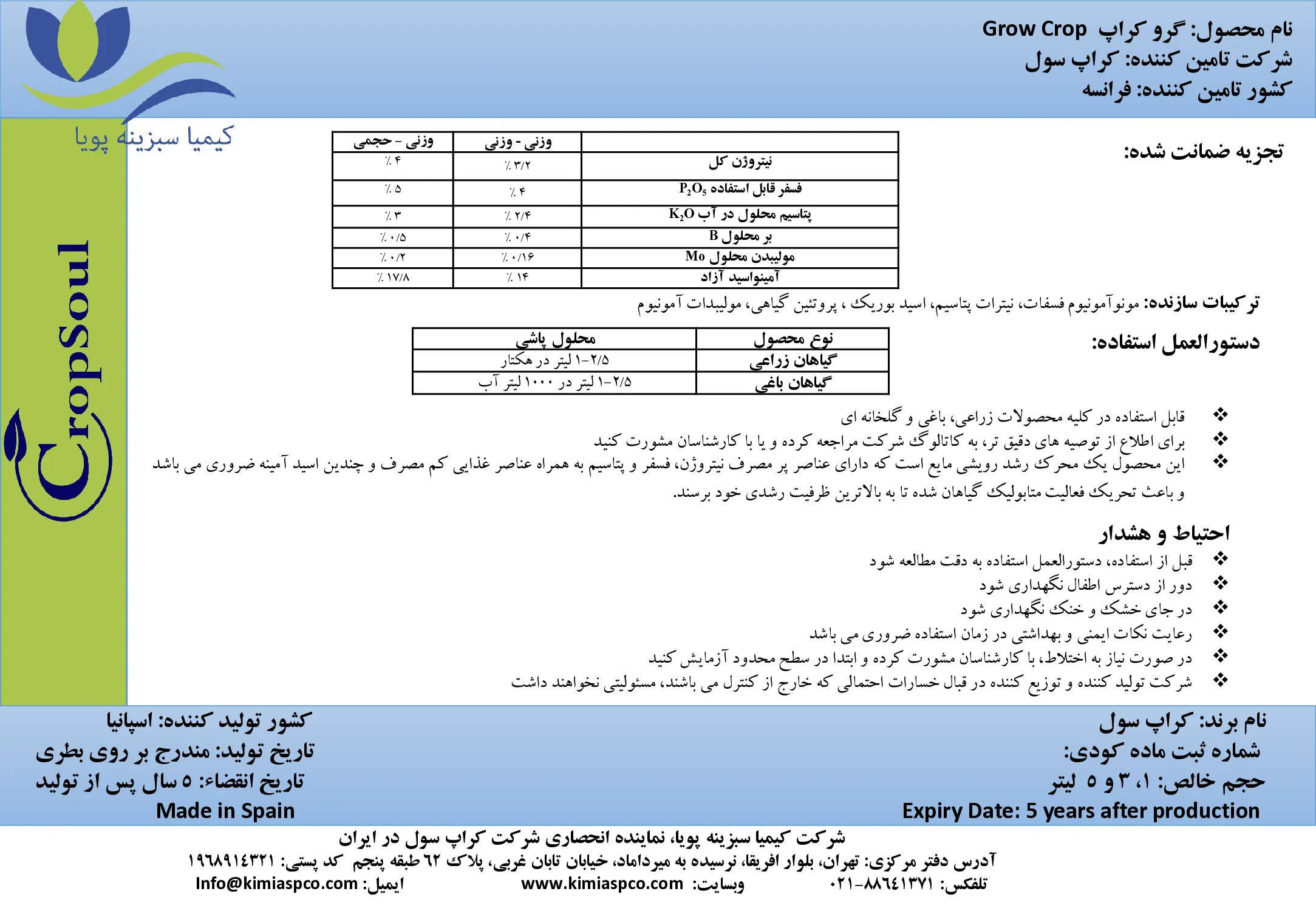 آلی مایع گراو کروپ