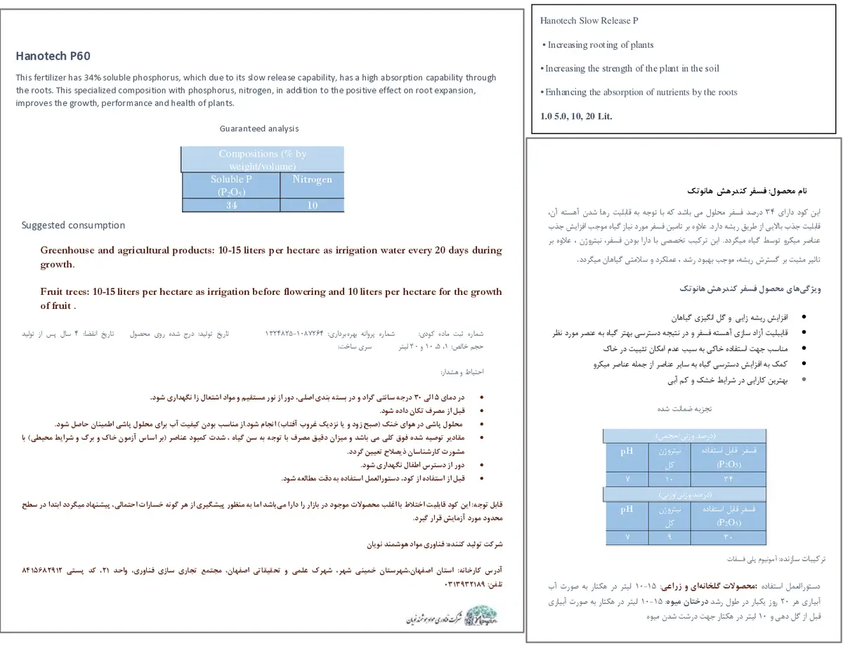 کود مایع هانوتک